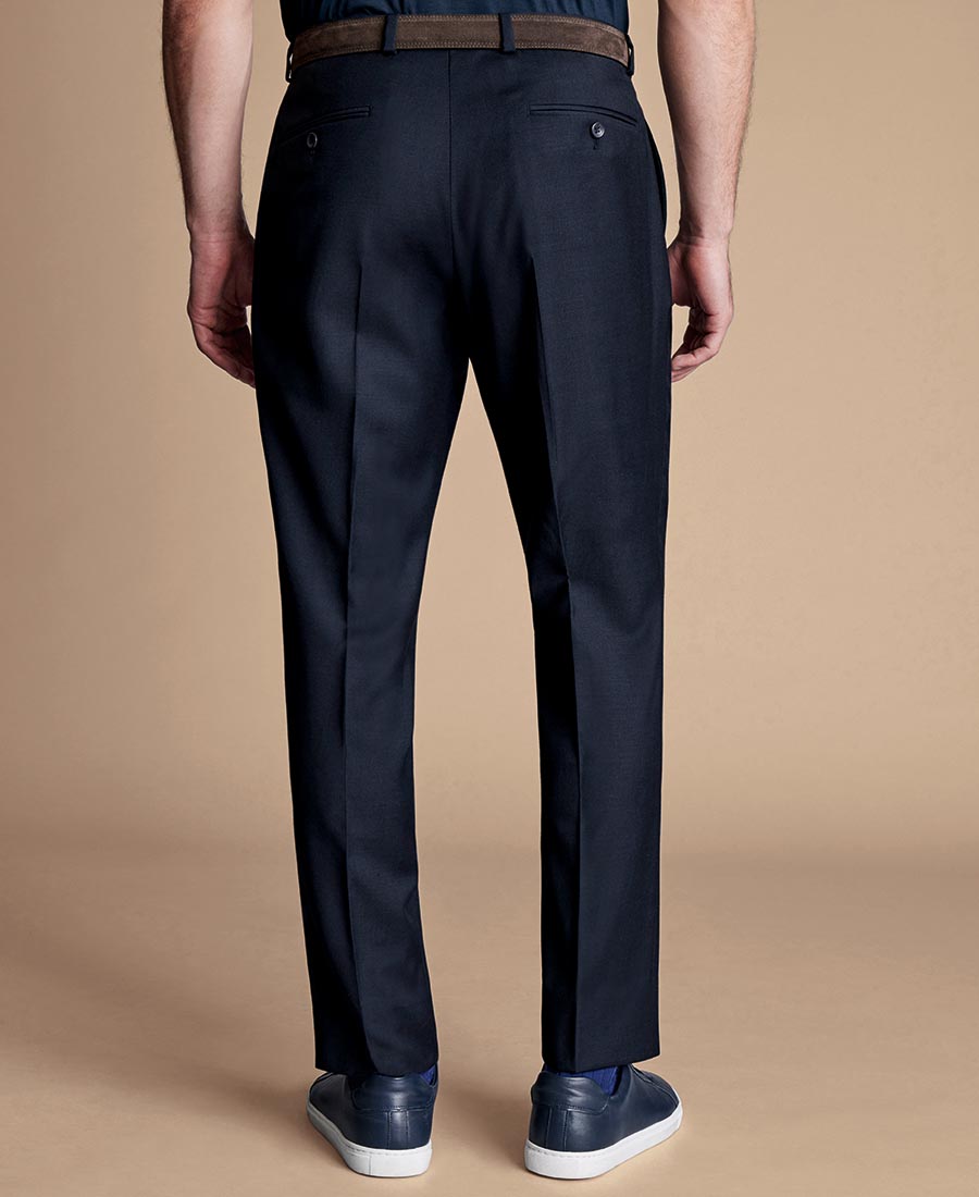 Charles Tyrwhitt Ανδρικό Παντελόνι Slim Fit Από Super 100’s Μάλλινη Υφή φωτογραφία