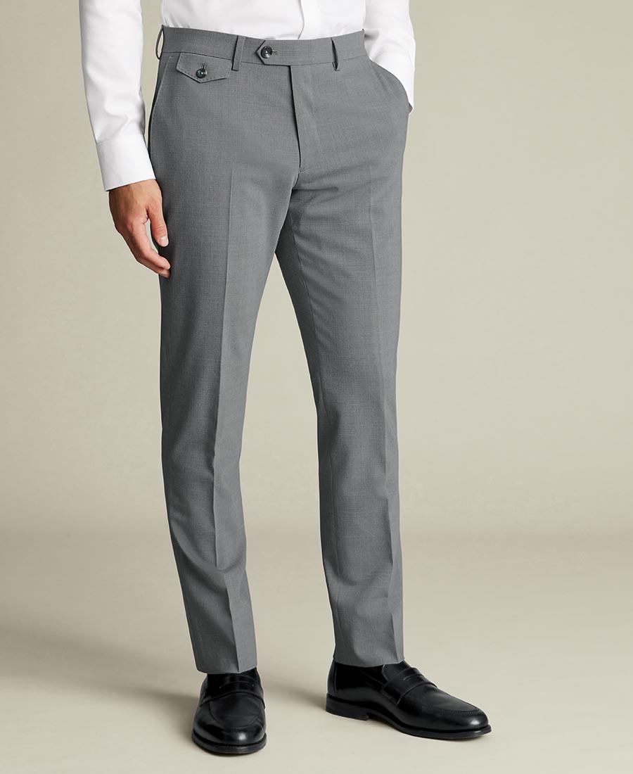 Charles Tyrwhitt Ανδρικό Παντελόνι Wool Stretch Slim Fit φωτογραφία