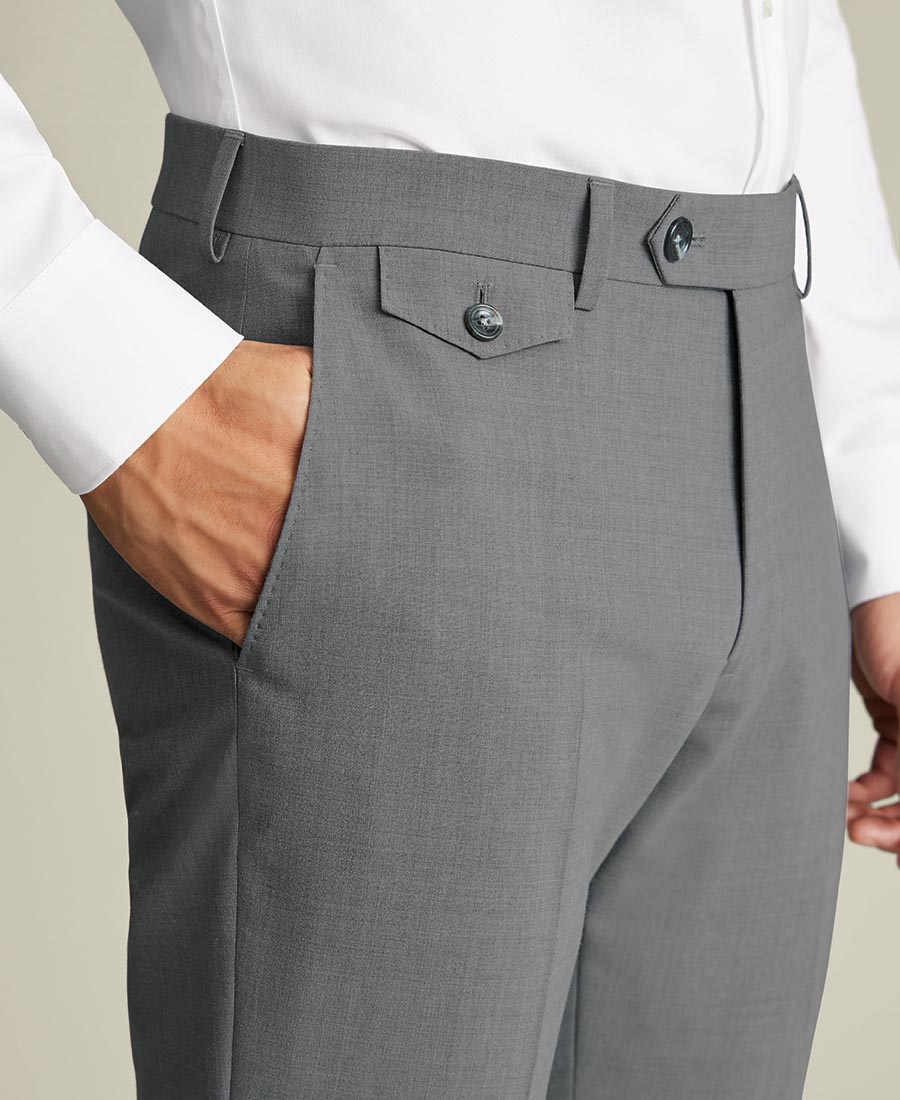 Charles Tyrwhitt Ανδρικό Παντελόνι Wool Stretch Slim Fit φωτογραφία