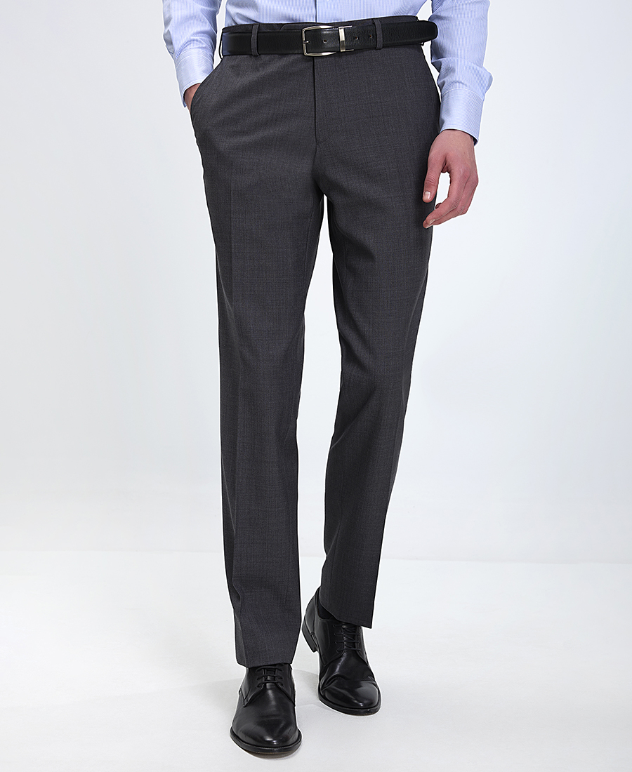 Kaiserhoff Kaiser Hoff Ανδρικό Παντελόνι Modern Fit σε Ανθρακί