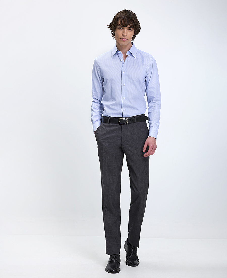 Kaiser Hoff Ανδρικό Παντελόνι Modern Fit σε Ανθρακί φωτογραφία