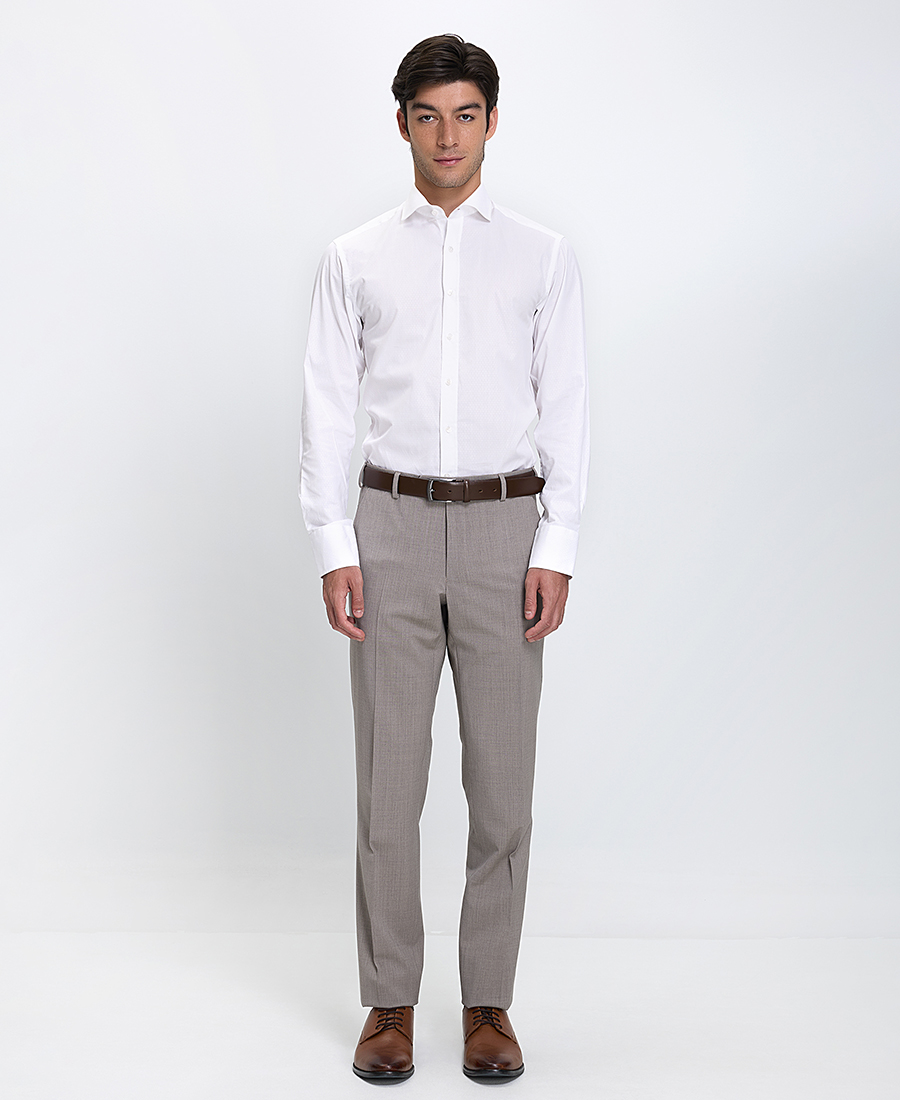 Hd X Vardas Ανδρικό Παντελόνι Regular Fit Μπεζ φωτογραφία