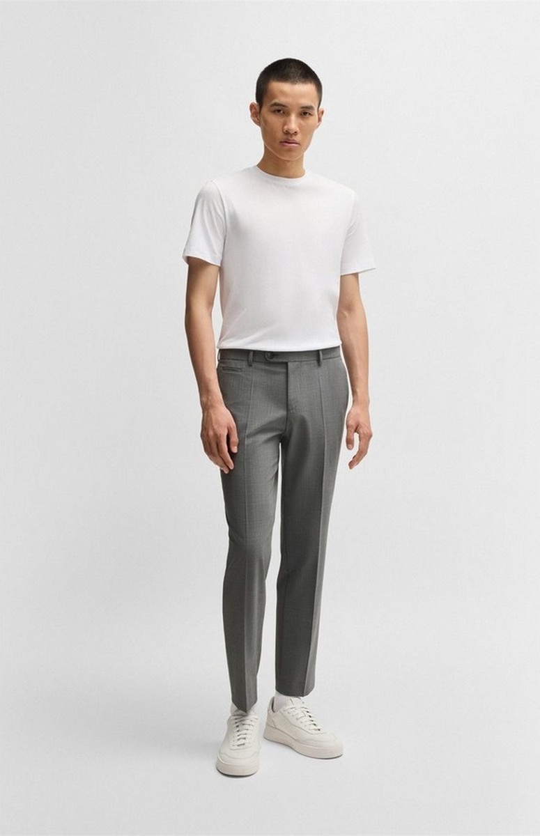 Boss Ανδρικό Παντελόνι Slim Fit Ελαστικό φωτογραφία