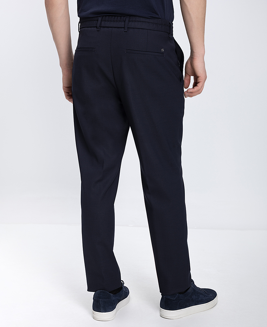 Boss Ανδρικό Παντελόνι Με Κορδόνι Μέσης Slim Fit φωτογραφία