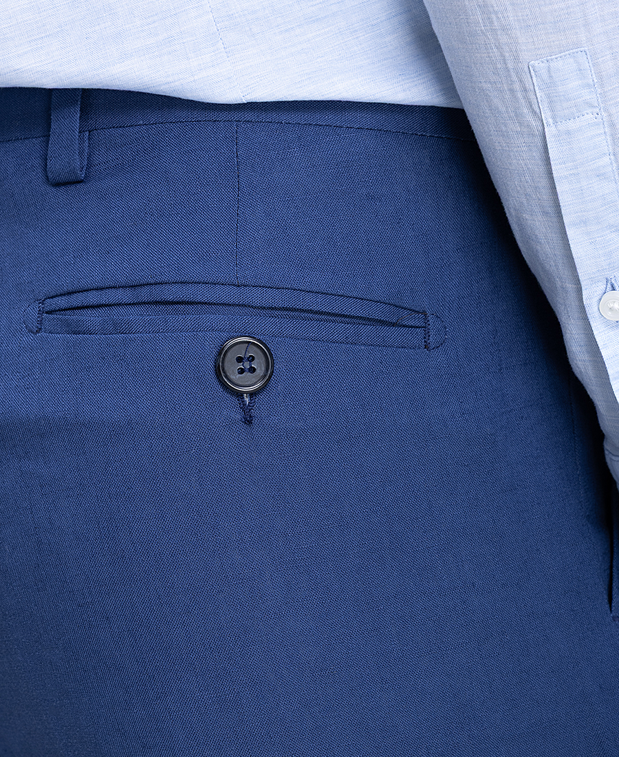 Ανδρικό Παντελόνι Με Λινή Υφή Slim Fit φωτογραφία