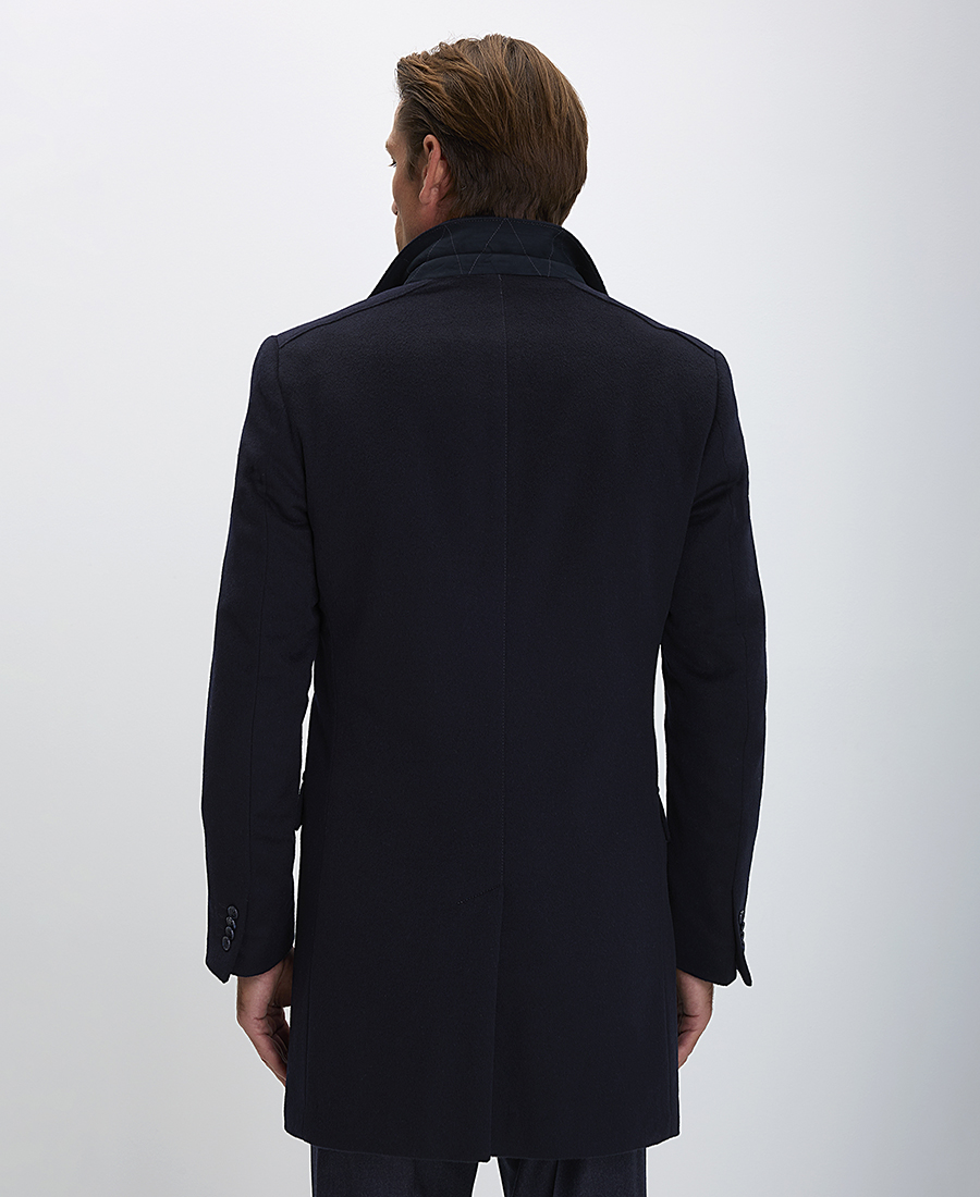 CC Collection Corneliani Ανδρικό Παλτό Regular Fit από Μαλλί και Κασμίρ φωτογραφία