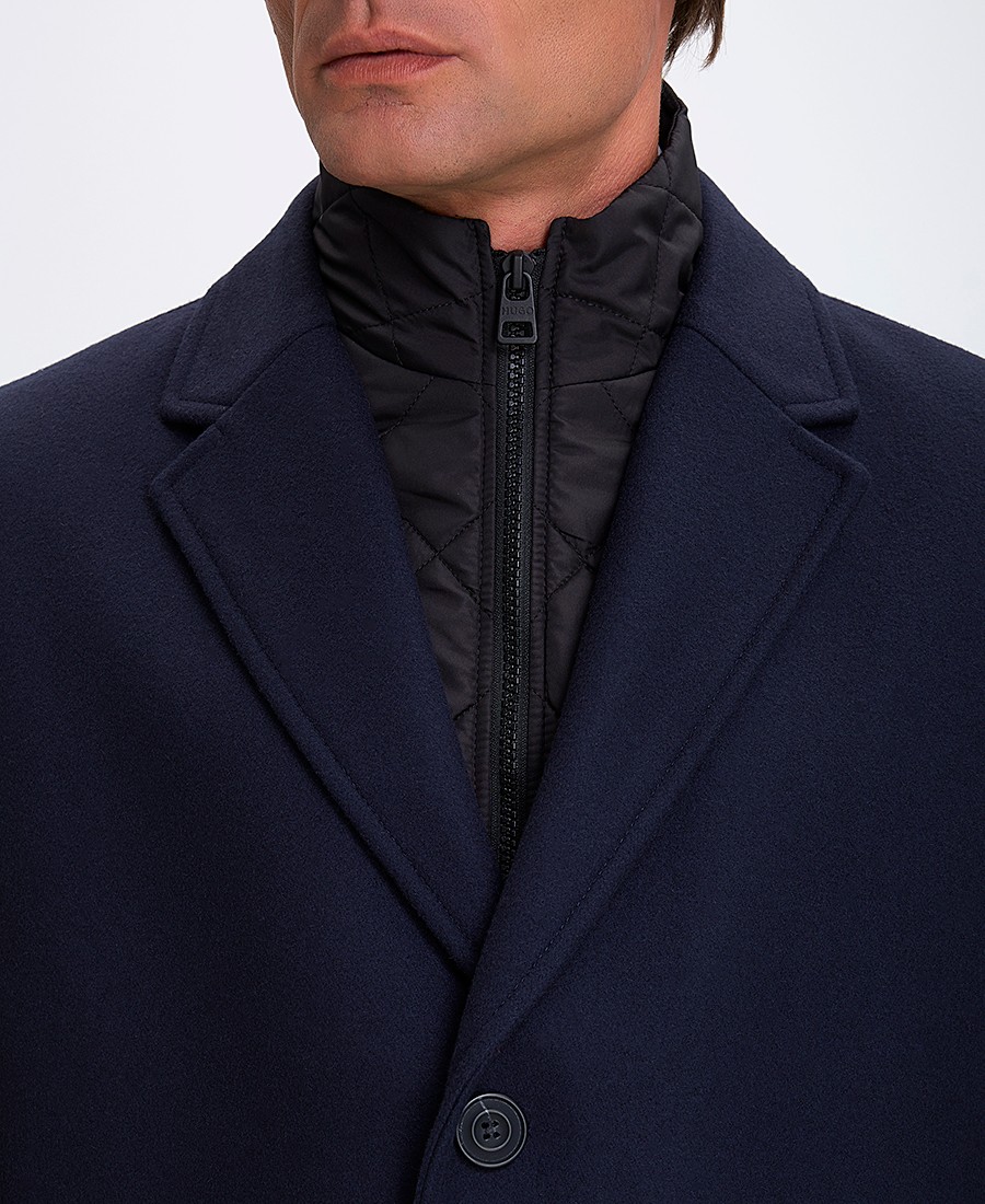 Hugo Ανδρικό Μάλλινο Παλτό Regular Fit φωτογραφία