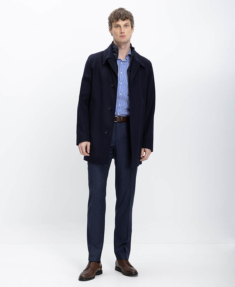 Boss Ανδρικό Παλτό Regular Fit Μάλλινο φωτογραφία