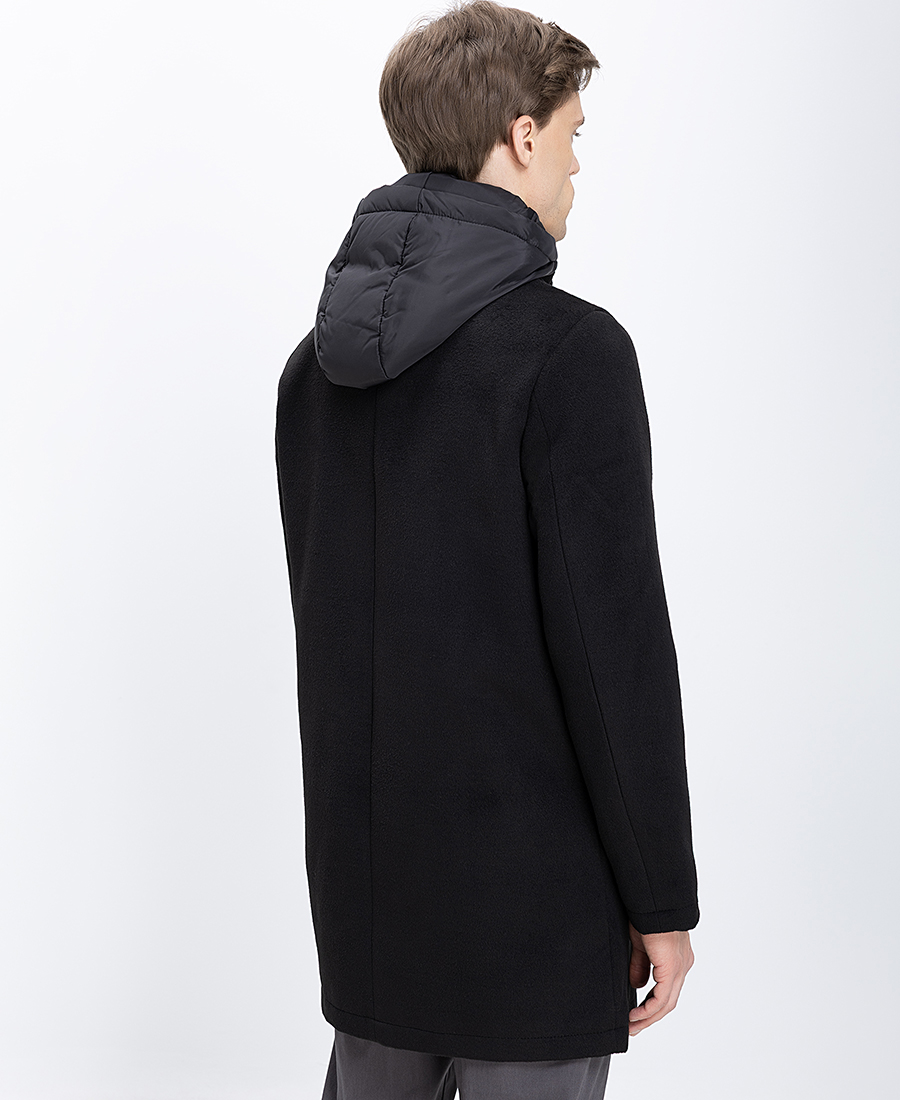 Ανδρικό Παλτό Με Εσωτερική Καπιτονέ Επένδυση Regular Fit φωτογραφία