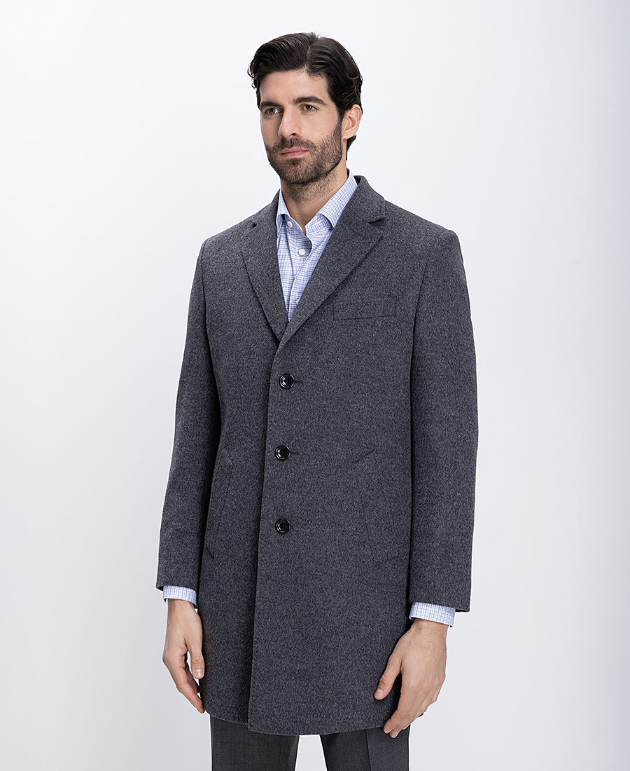 Charles Tyrwhitt Ανδρικό Παλτό Overcoat Wool Regular Fit φωτογραφία