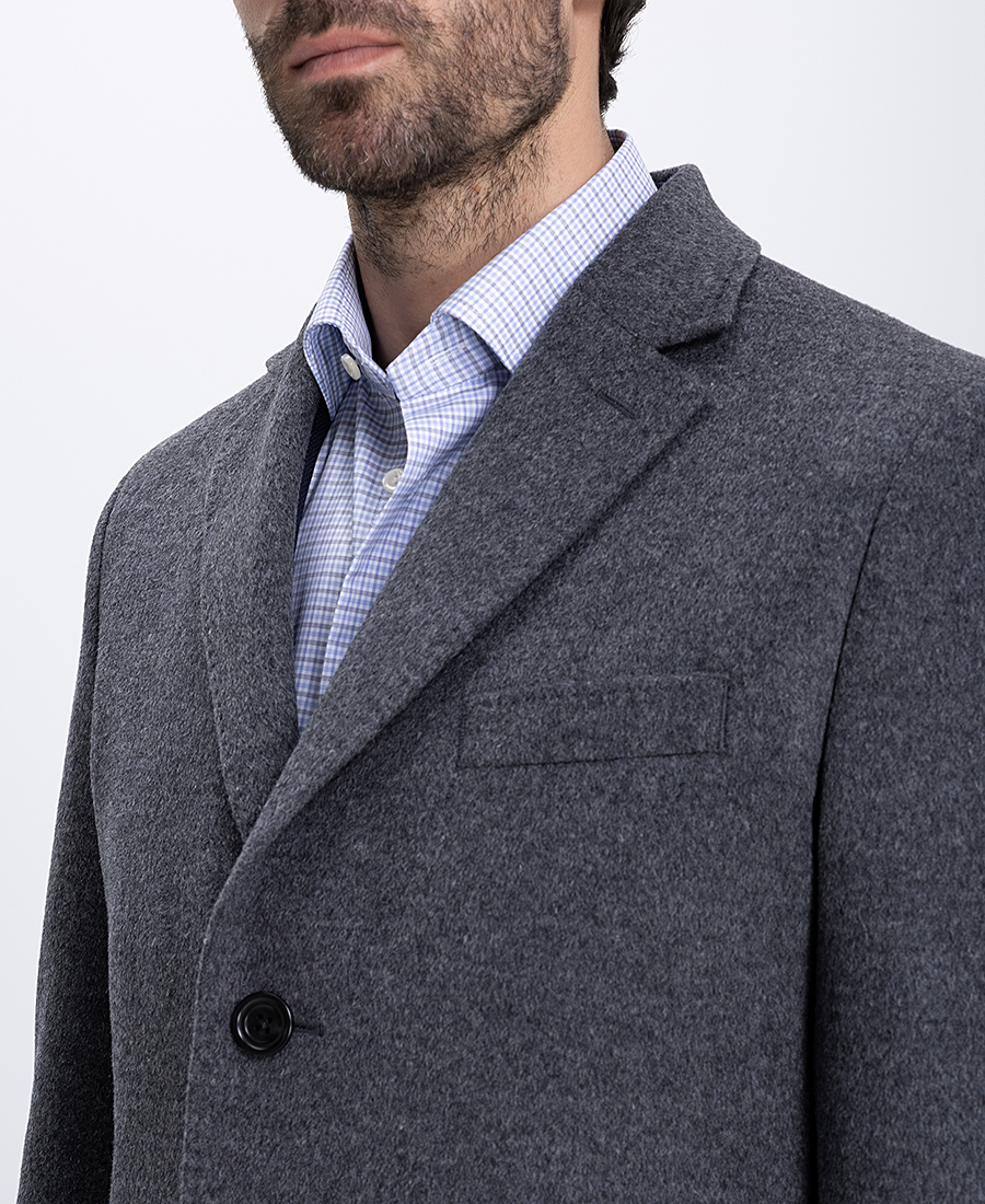 Charles Tyrwhitt Ανδρικό Παλτό Overcoat Wool Regular Fit φωτογραφία