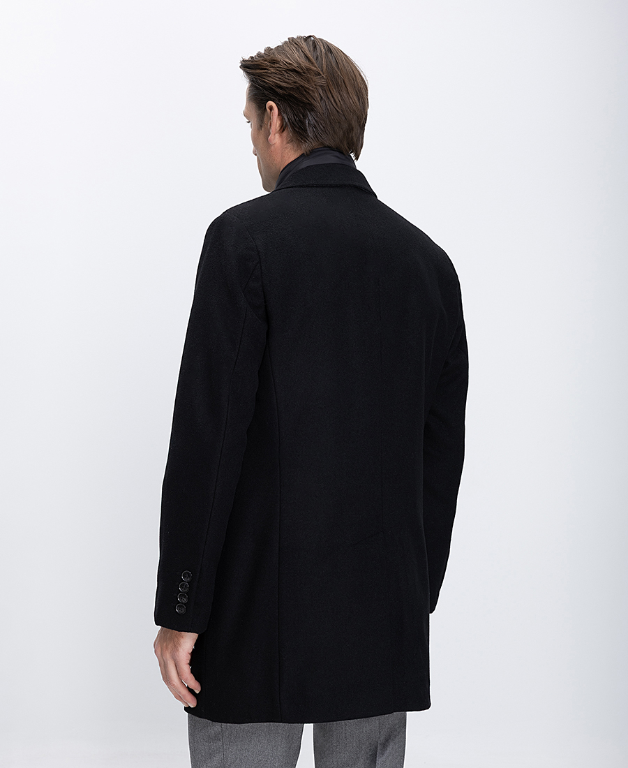 Ανδρικό Παλτό Με Εσωτερική Καπιτονέ Επένδυση φωτογραφία