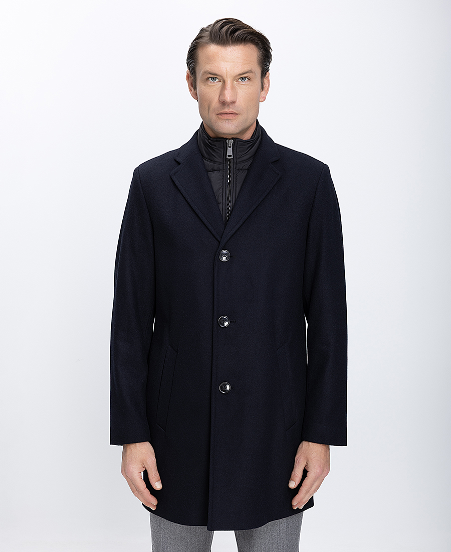 Ανδρικό Παλτό Με Εσωτερική Καπιτονέ Επένδυση φωτογραφία