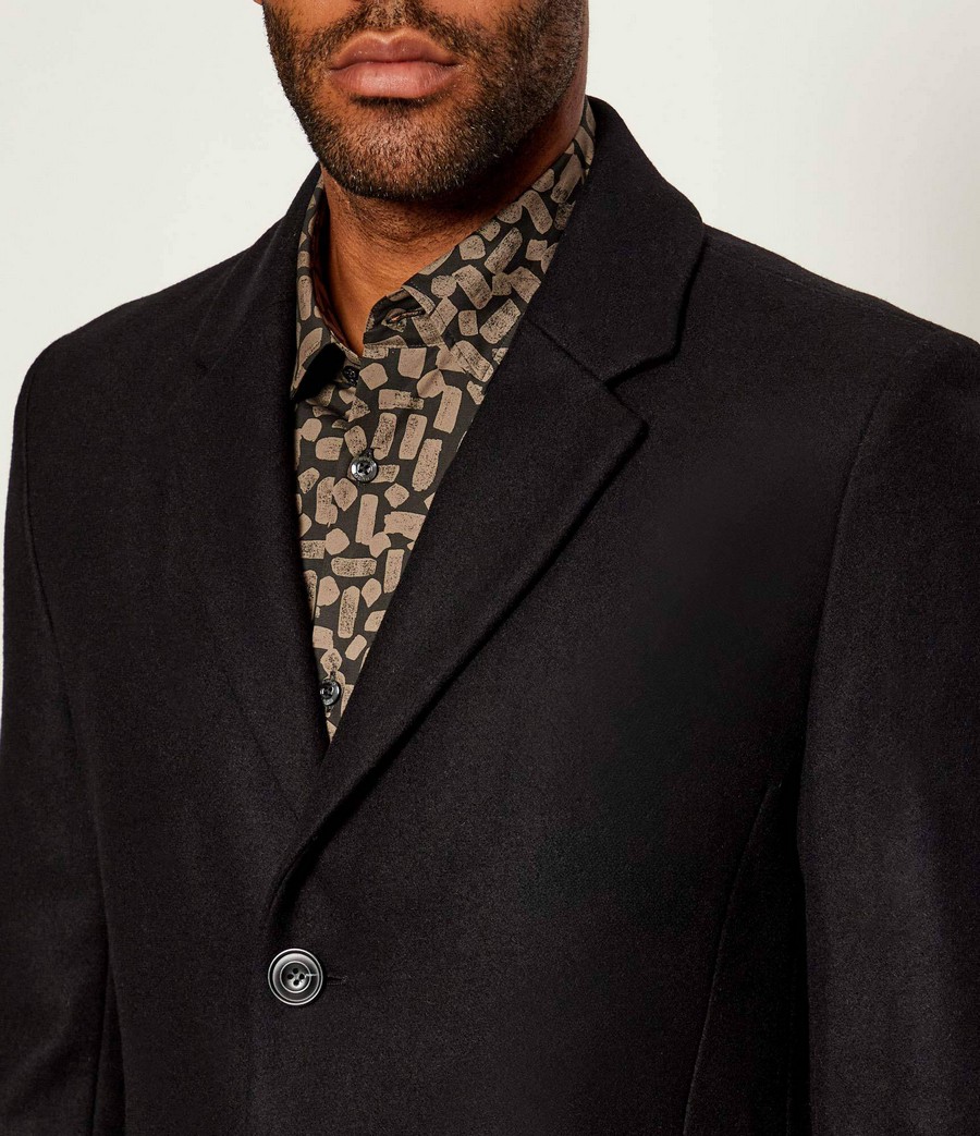 Hugo Ανδρικό Παλτό Regular Fit Με Κλασικό Γιακά φωτογραφία