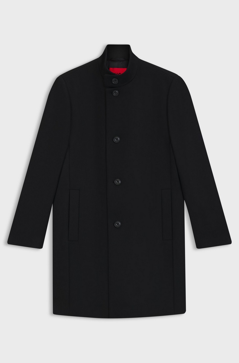 Hugo Ανδρικό Παλτό Regular Fit Από Μείγμα Παρθένου Μαλλιού φωτογραφία