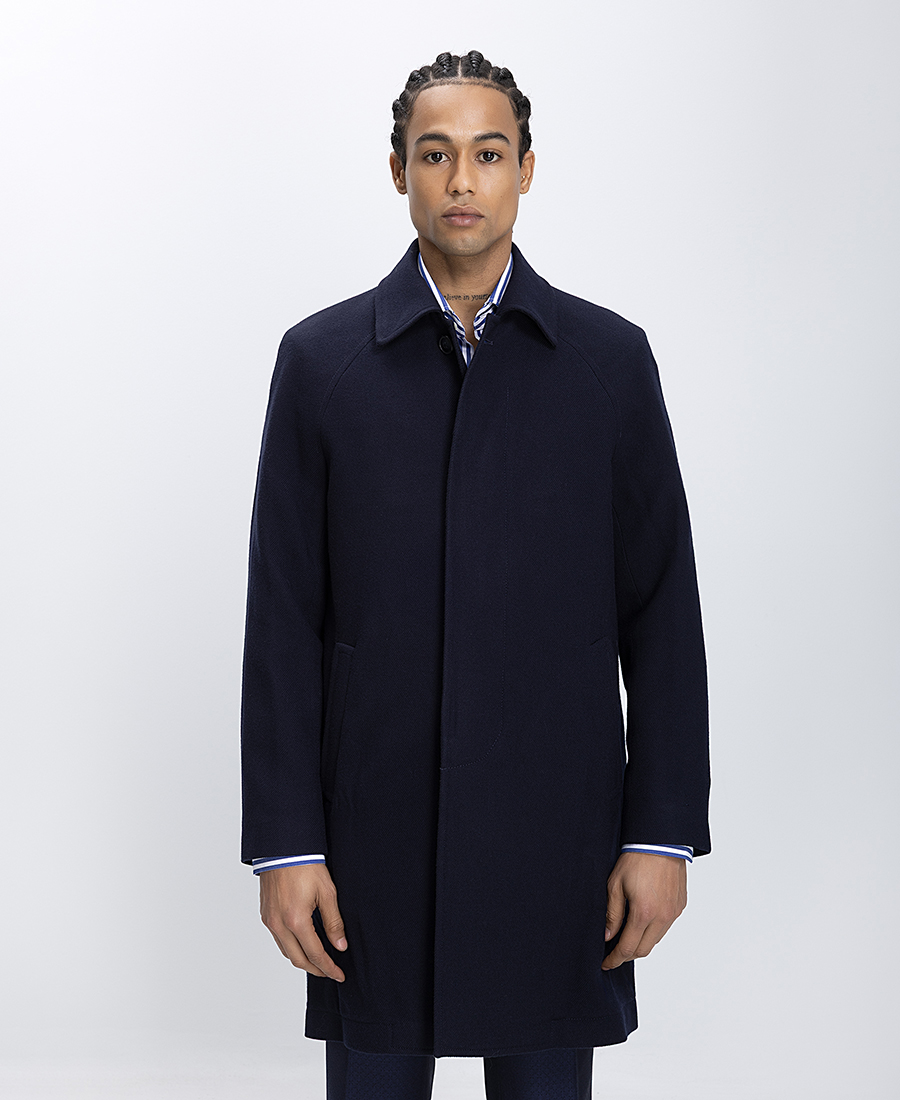 Vardas Ανδρικό Παλτό Μάλλινο Slim Fit