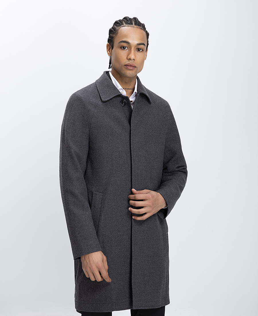 Vardas Ανδρικό Παλτό Μάλλινο Slim Fit