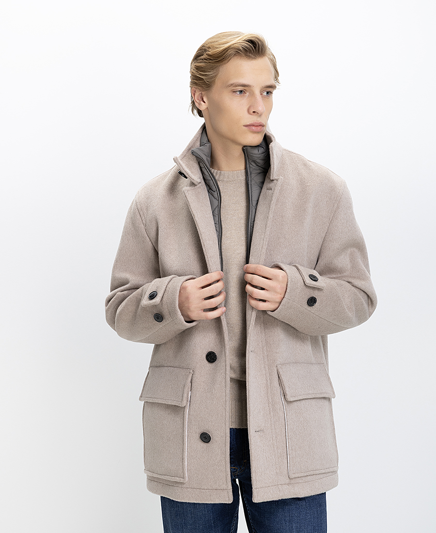 Commander Ανδρικό Παλτό Regular Fit