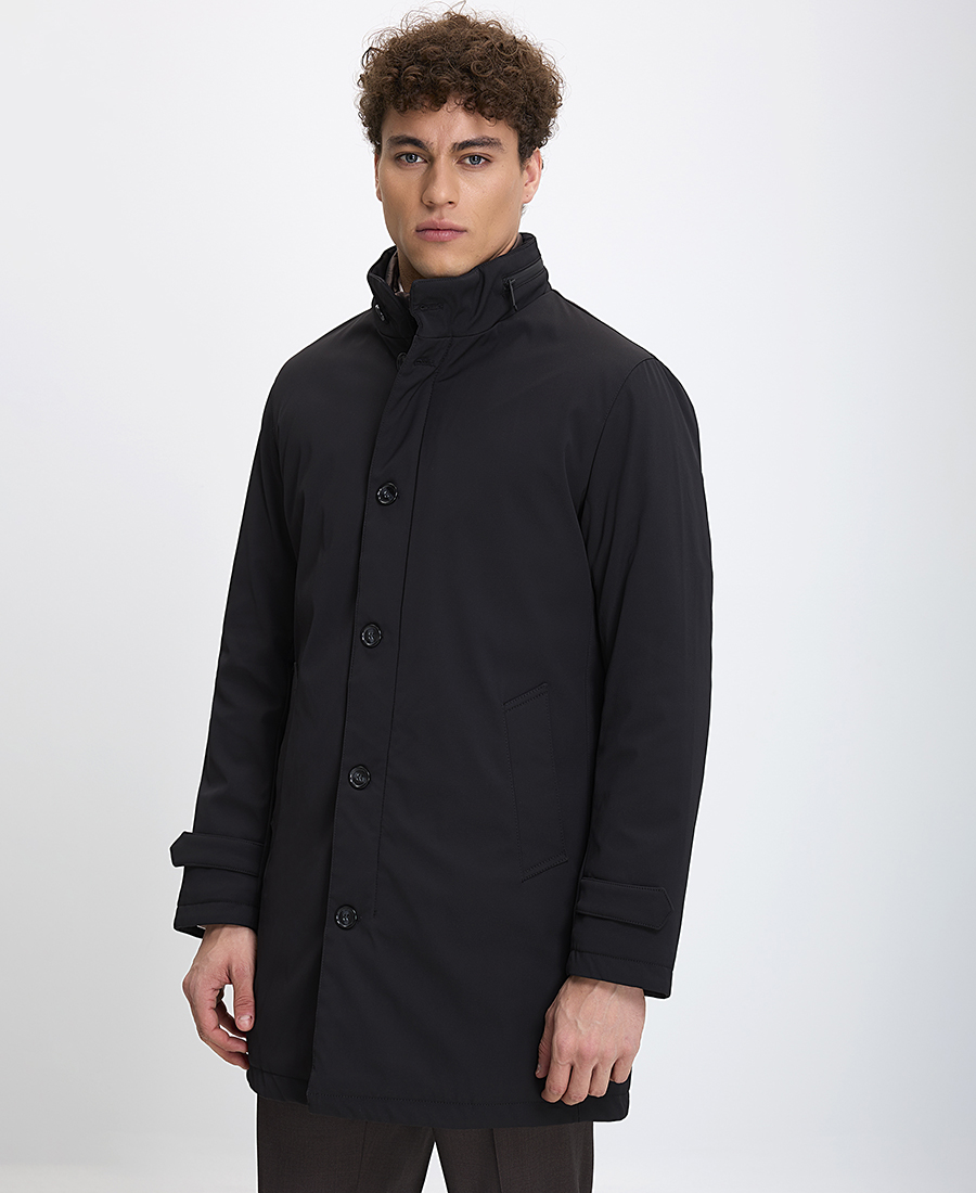 Vardas Ανδρικό Παρκά Regular Fit με Αποσπώμενο Εσωτερικό με Φερμουάρ και Κρυφή Κουκούλα φωτογραφία