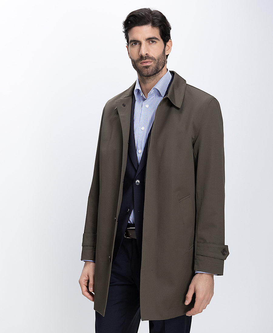 Charles Tyrwhitt Charles Tyrwhitt Ανδρική Βαμβακερή Καπαρντίνα Regular Fit