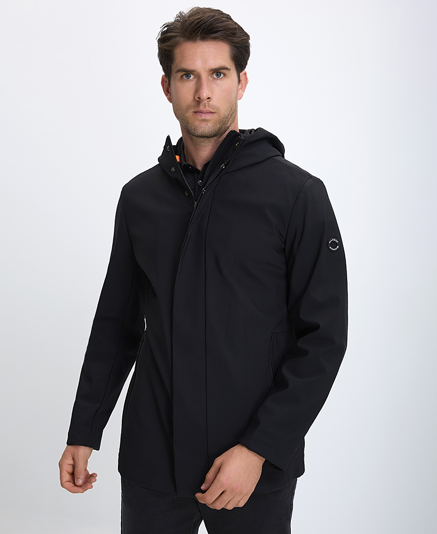 MarkUp MarkUp Ανδρικό Παρκά Softshell με Κουκούλα Slim Fit
