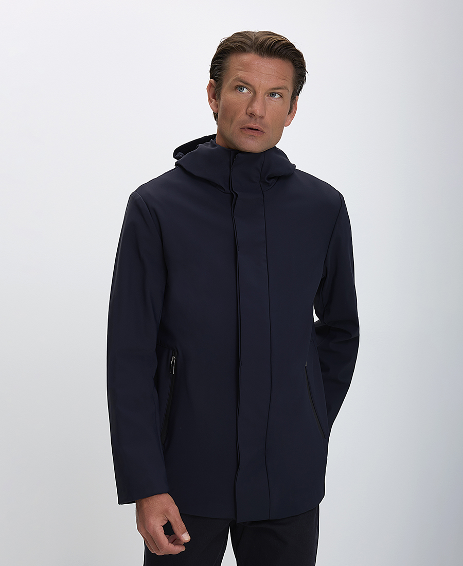 MarkUp MarkUp Ανδρικό Παρκά Softshell με Κουκούλα Slim Fit