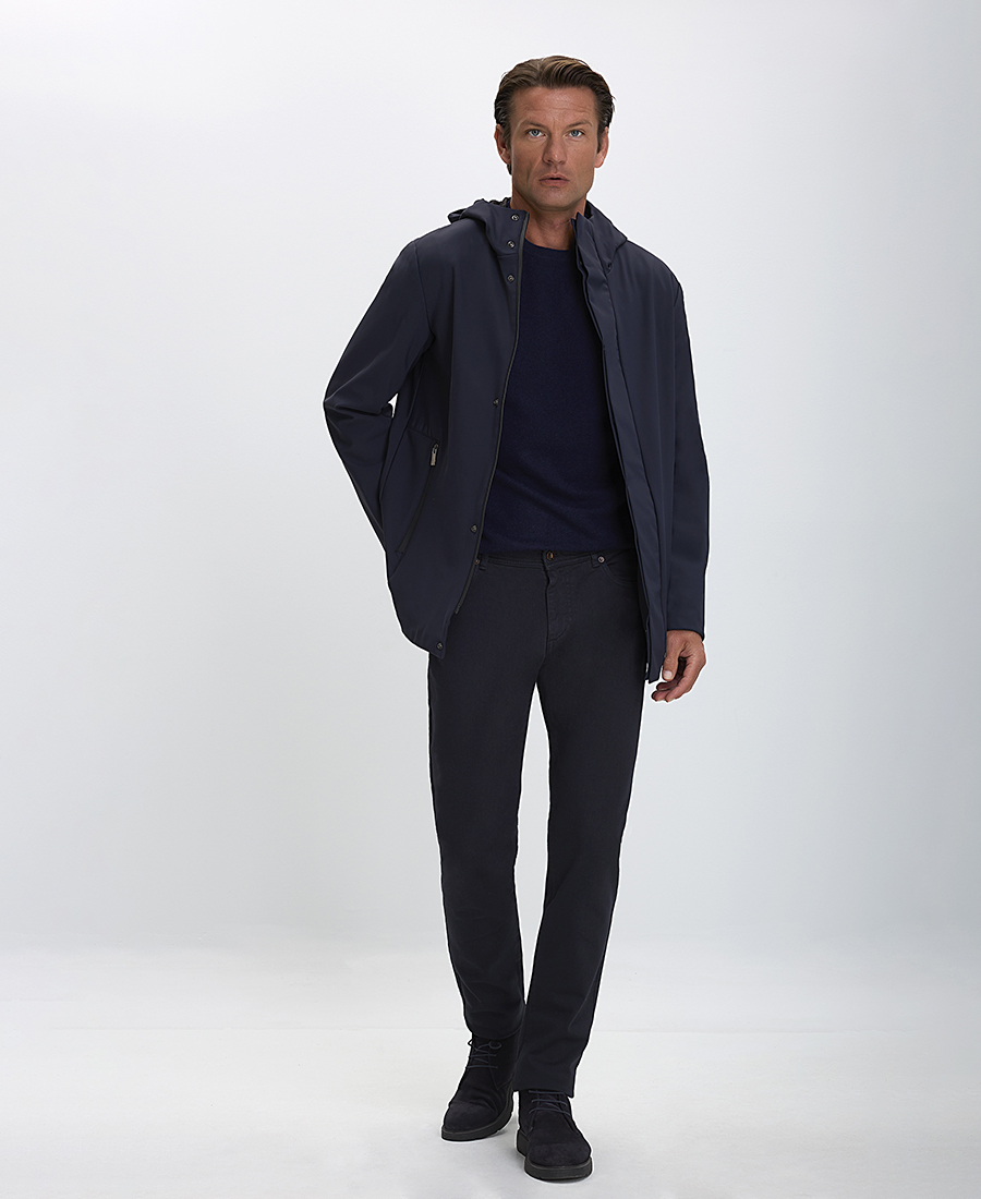 MarkUp Ανδρικό Παρκά Softshell με Κουκούλα Slim Fit φωτογραφία