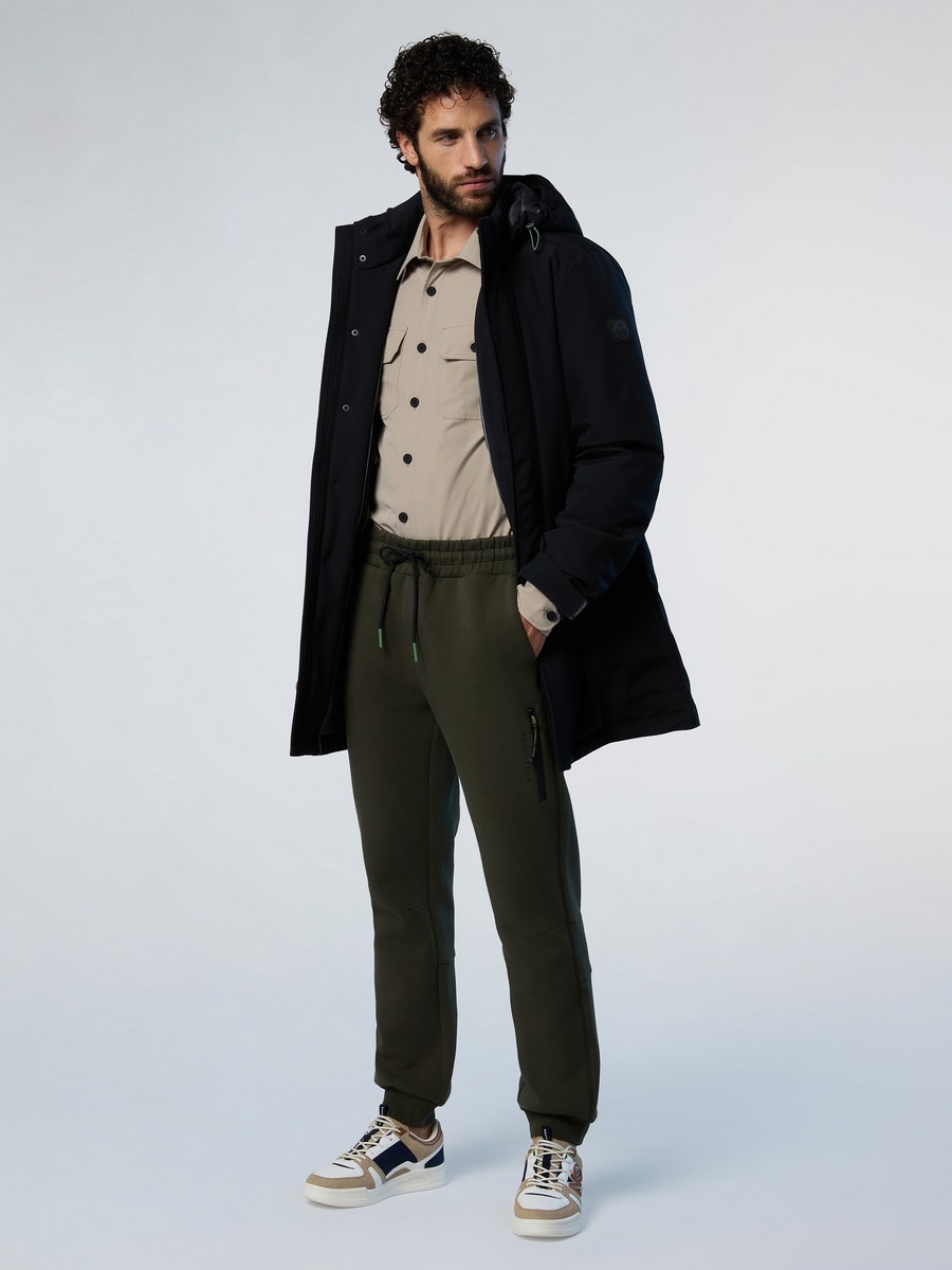 North Sails Ανδρικό Παρκά Μπουφάν Regular Fit σε Μαύρο φωτογραφία