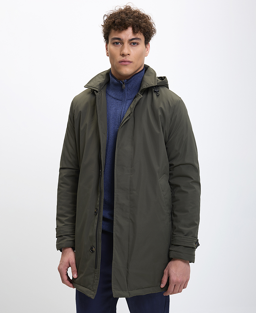 Winfield Ανδρικό Τζάκετ με Κουκούλα Regular Fit
