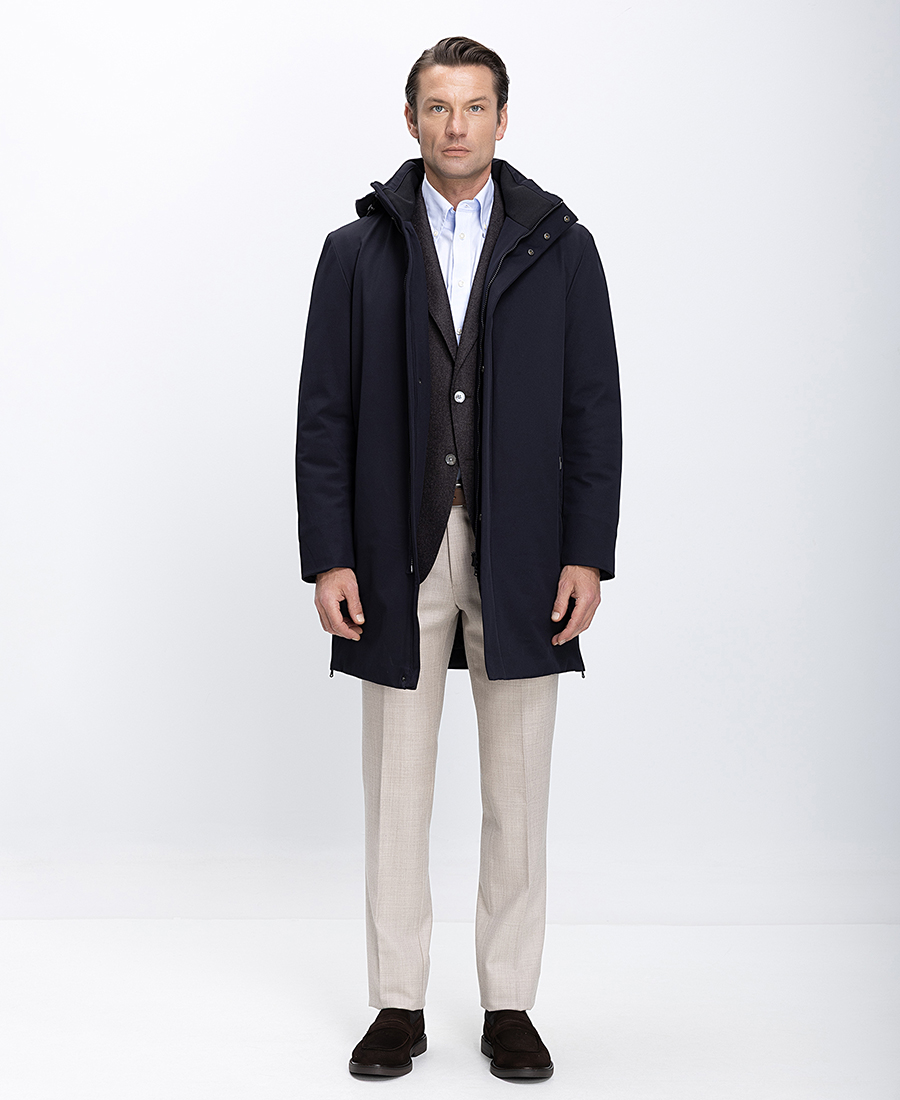 Kaiser Hoff Ανδρικό Μπουφάν Με Εσωτερική Επένδυση Και Κουκούλα φωτογραφία