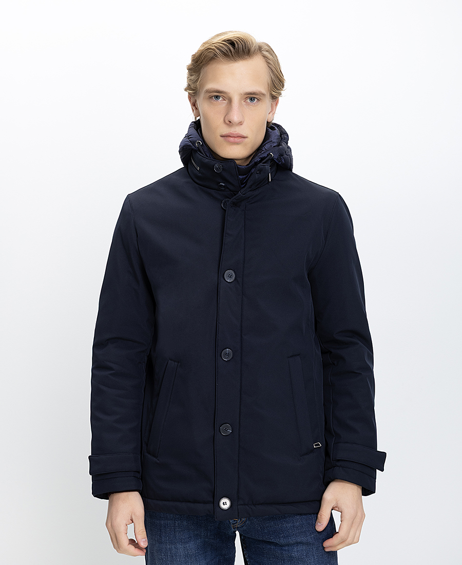 Ανδρικό Μπουφάν Με Εσωτερικό Καπιτονέ Γιλέκο Regular Fit φωτογραφία