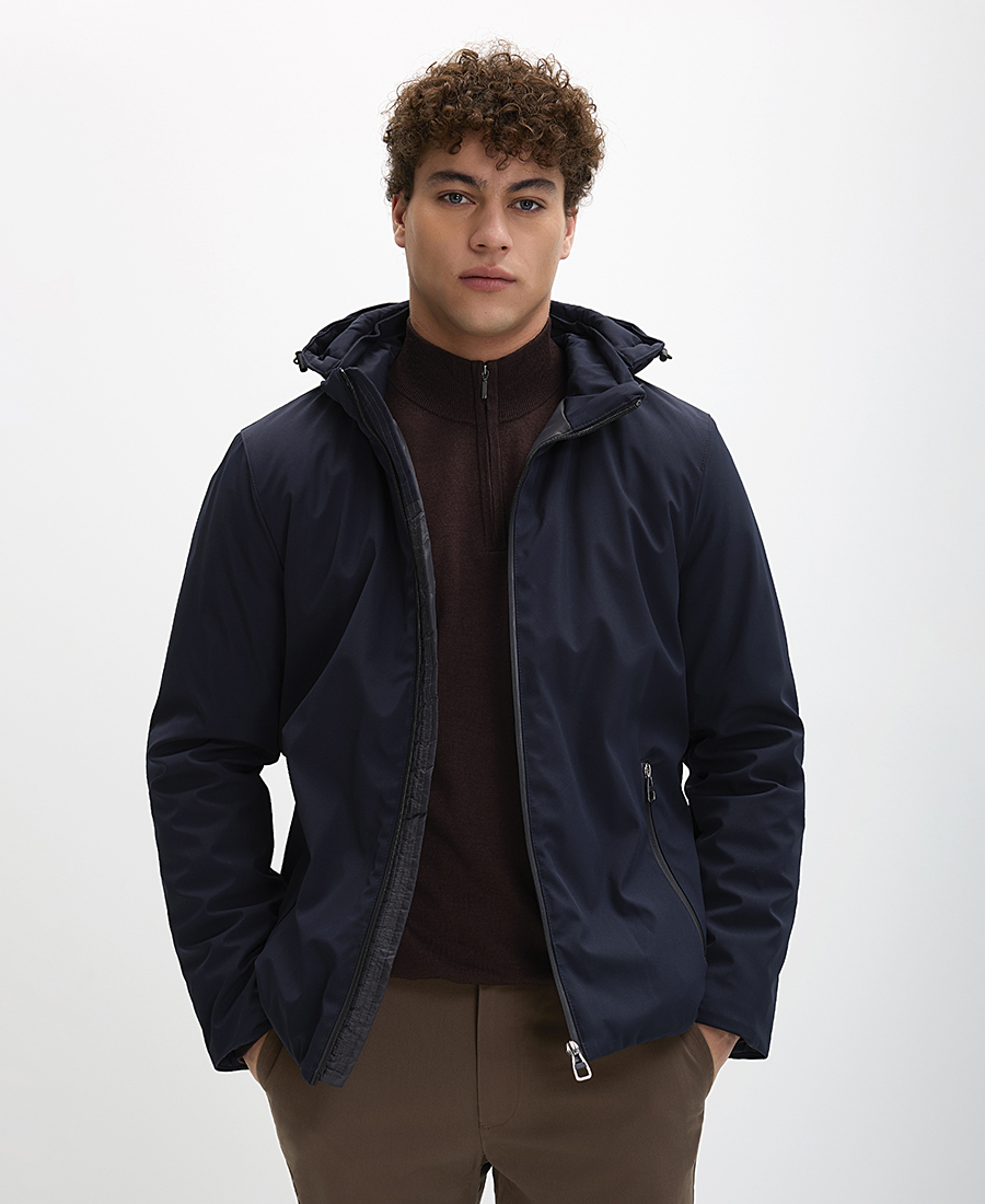 Vardas Ανδρικό Μπουφάν Regular Fit με Αφαιρούμενη Κουκούλα και Εσωτερικές...