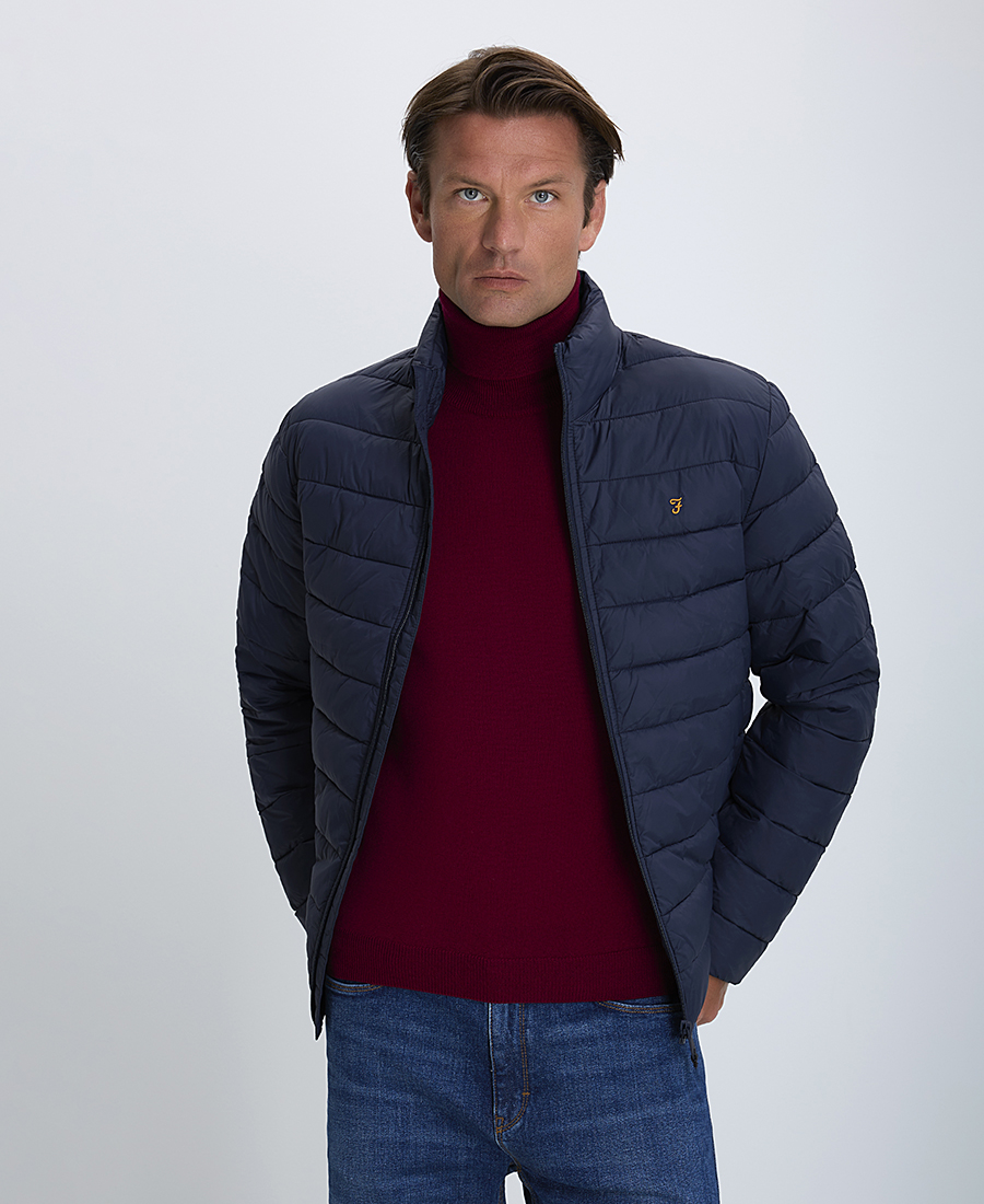 Farah Ανδρικό Μπουφάν Κοντό Puffer