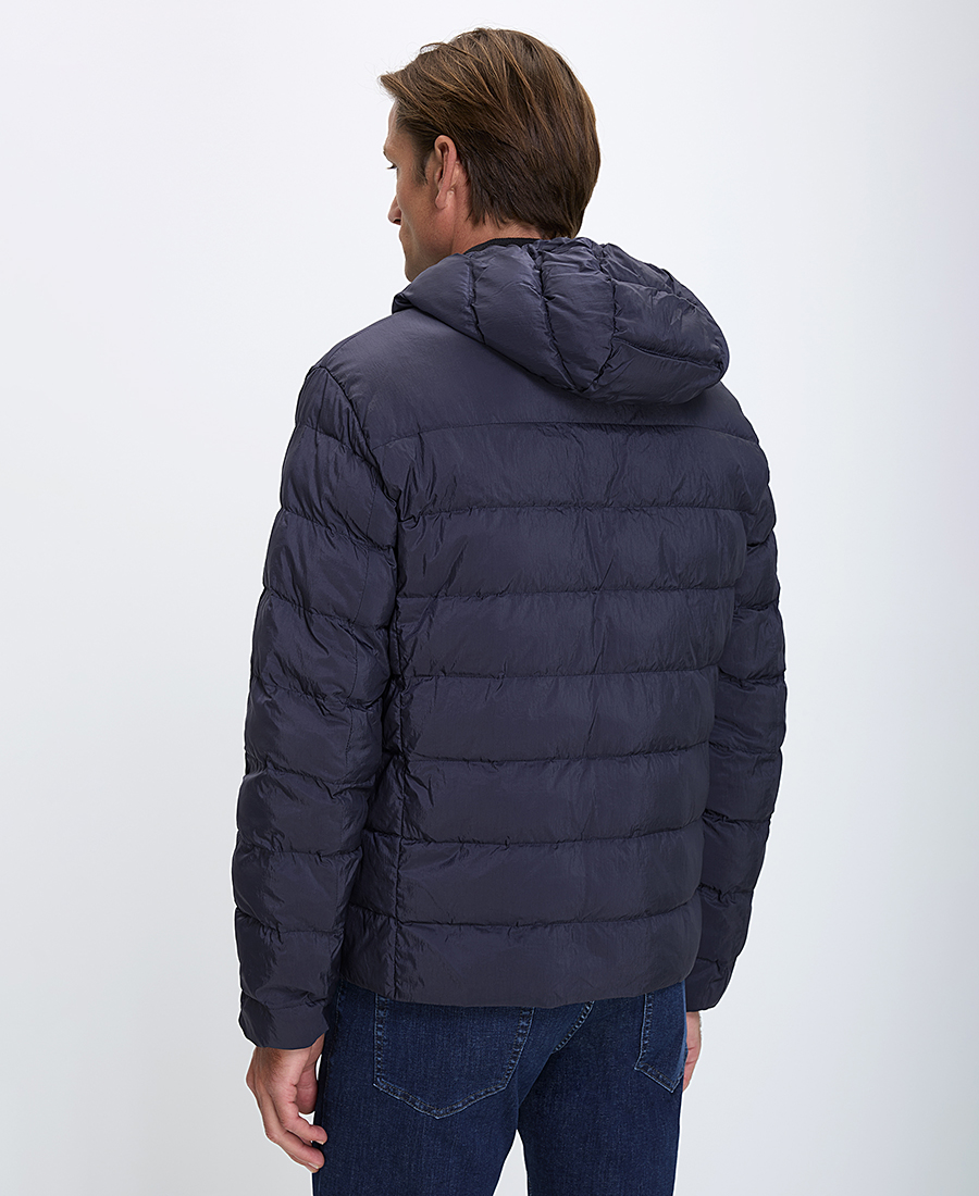 CC Collection Corneliani Ανδρικό Μπουφάν 2in1 με Κουκούλα Regular Fit σε Μπλε φωτογραφία