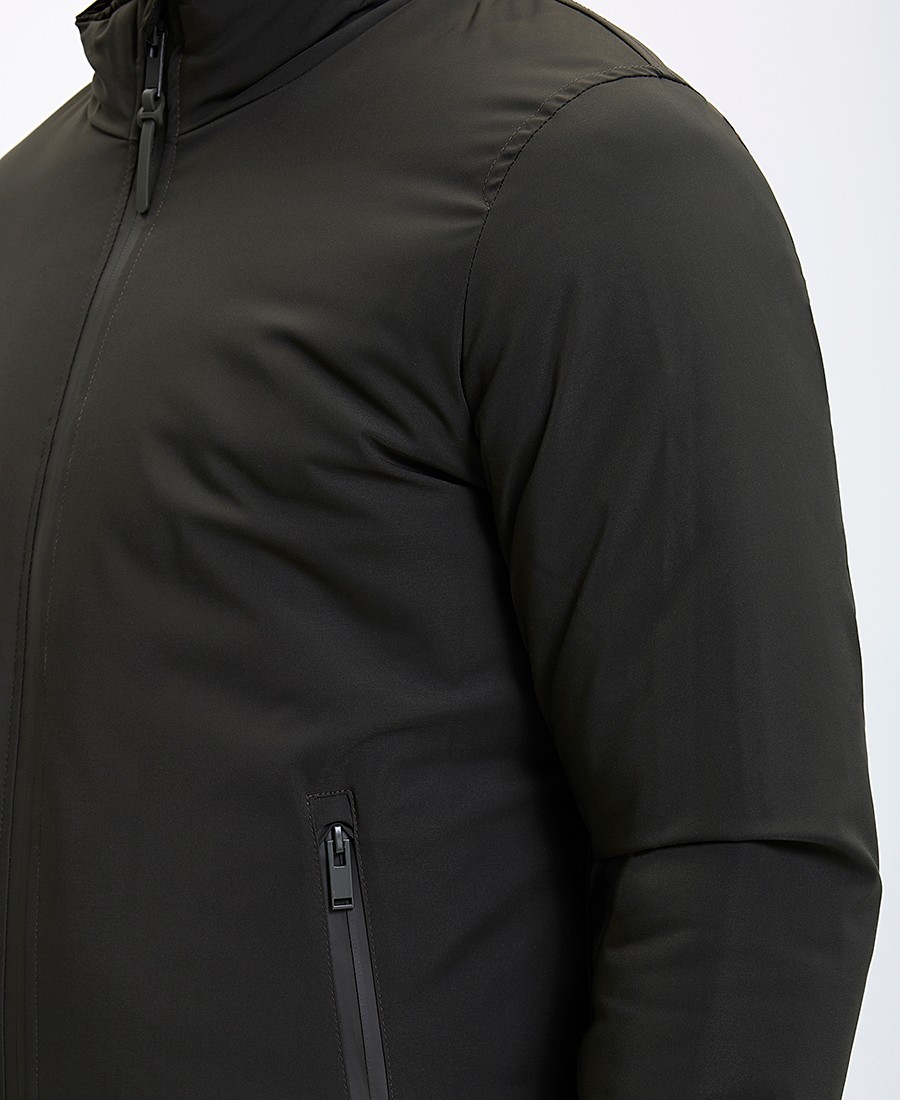 Ανδρικό Μπουφάν με Ορθιό Γιακά Regular Fit και Τσέπες με Φερμουάρ φωτογραφία