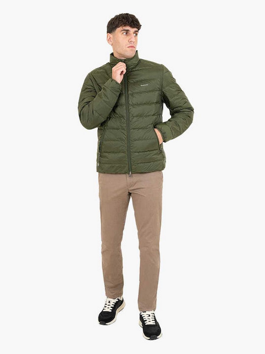 Gant Ανδρικό Μπουφάν Regular Fit Με Πούπουλο Αδιάβροχο