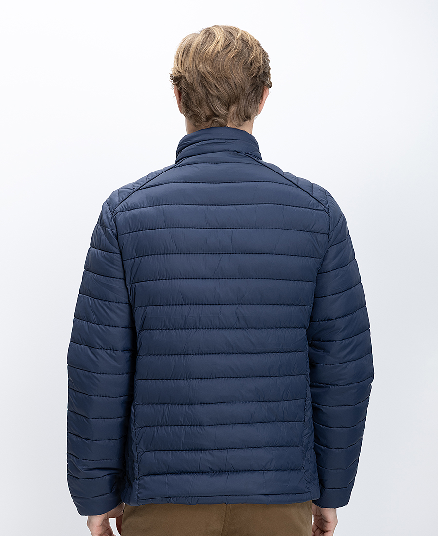 Ανδρικό Μπουφάν Καπιτονέ Με Όρθιο Γιακά φωτογραφία