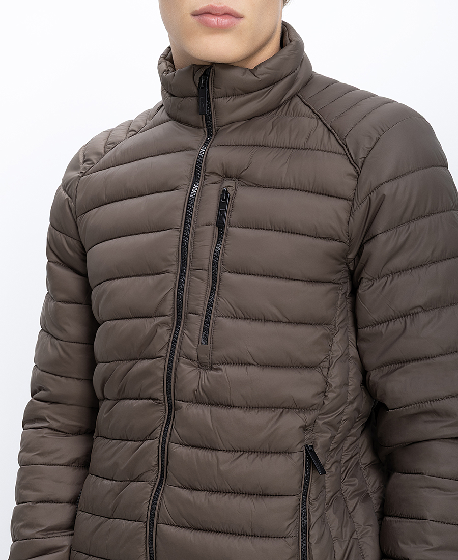 Ανδρικό Μπουφάν Καπιτονέ Με Όρθιο Γιακά φωτογραφία