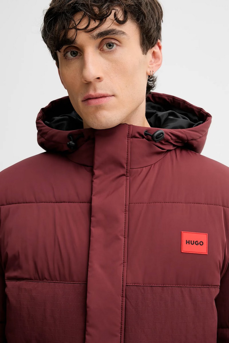 Hugo Ανδρικό Μπουφάν Regular Fit Με Καπιτονέ Υφή φωτογραφία