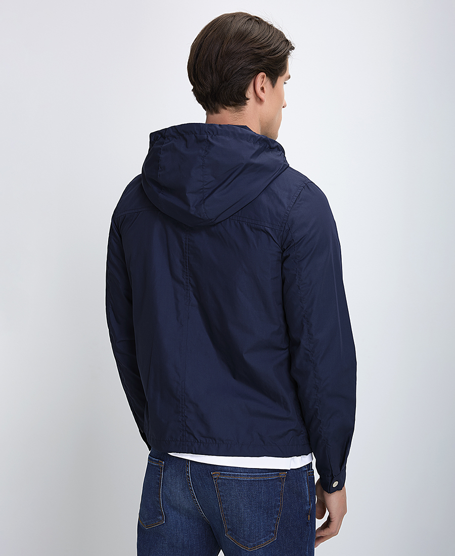 MarkUp Ανδρικό Bomber Jacket με Αποσπώμενη Κουκούλα σε Μπλε φωτογραφία