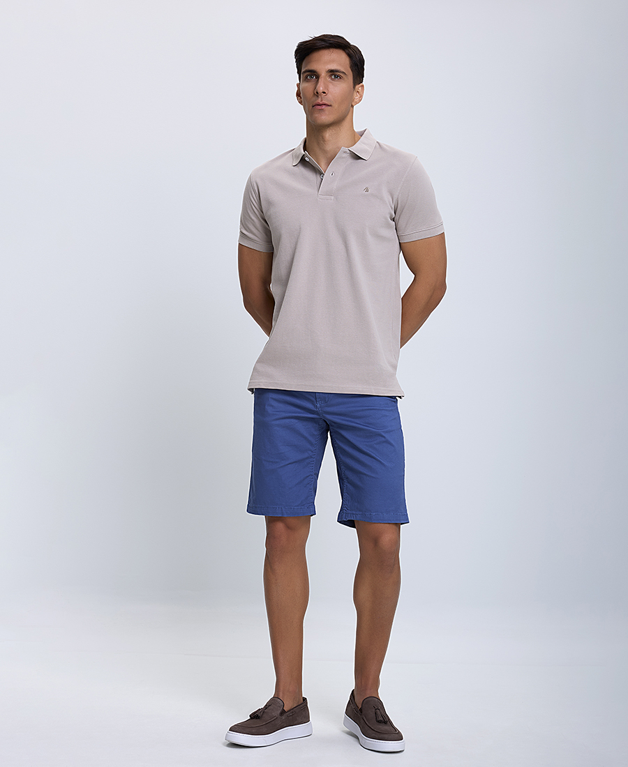 B.S Bags Ανδρική Chinos Βερμούδα Βαμβακερή Modern Fit φωτογραφία