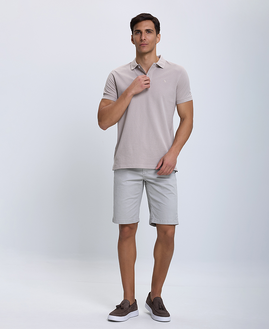 B.S Bags Ανδρική Chinos Βερμούδα Βαμβακερή Modern Fit φωτογραφία
