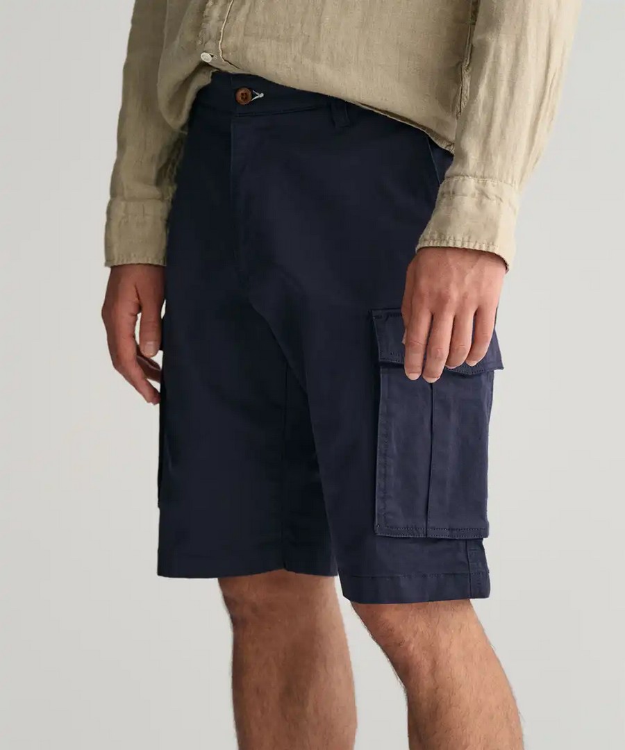Gant Ανδρική Βερμούδα Cargo Twill Mid Rise Relaxed Fit φωτογραφία
