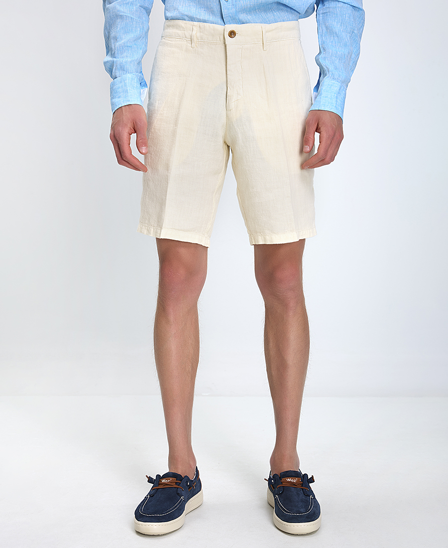 Harmont & Blaine Harmont & Blaine Ανδρική Λινή Βερμούδα Regular Fit