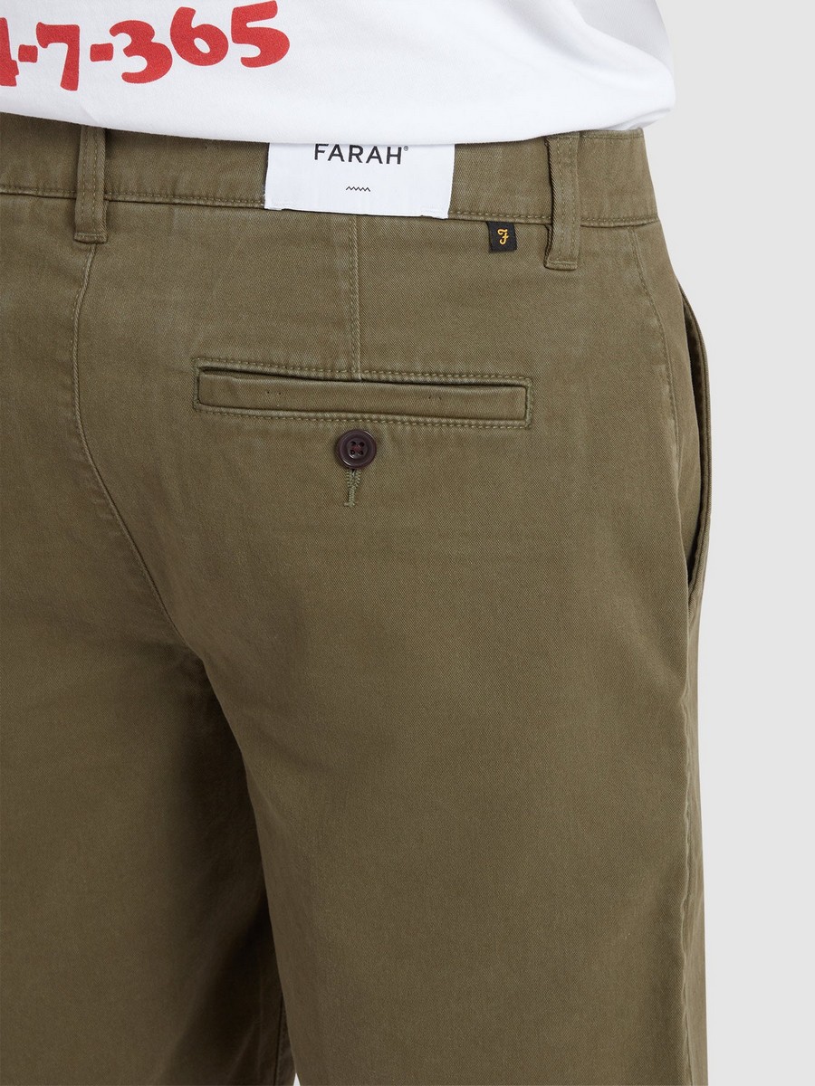 Farah Ανδρική Chino Βερμούδα Hawk Βαμβακερή Regular Fit φωτογραφία