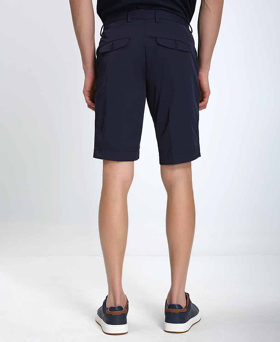 MarkUp Ανδρική Βερμούδα Κανονική Γραμμή Με Ρεβέρ Μπλε Σκούρο φωτογραφία