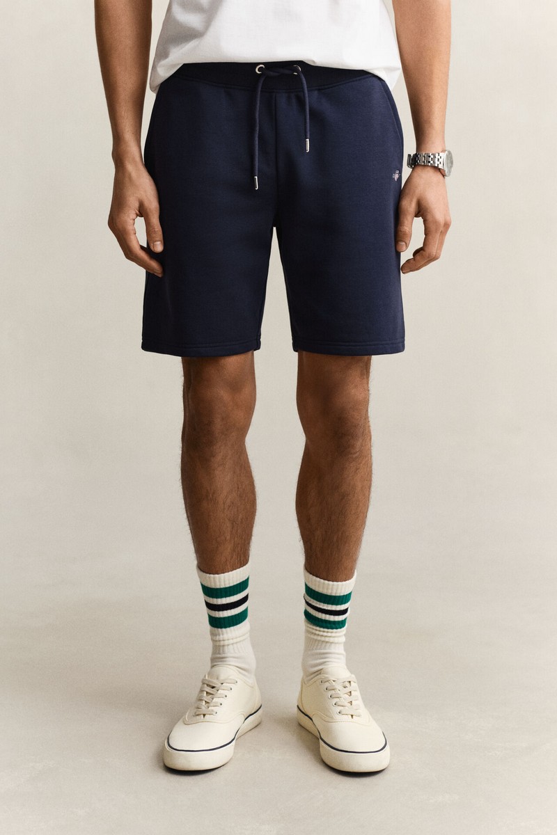 Gant Ανδρική Βερμούδα Φούτερ Με Κεντημένο Logo Regular Fit