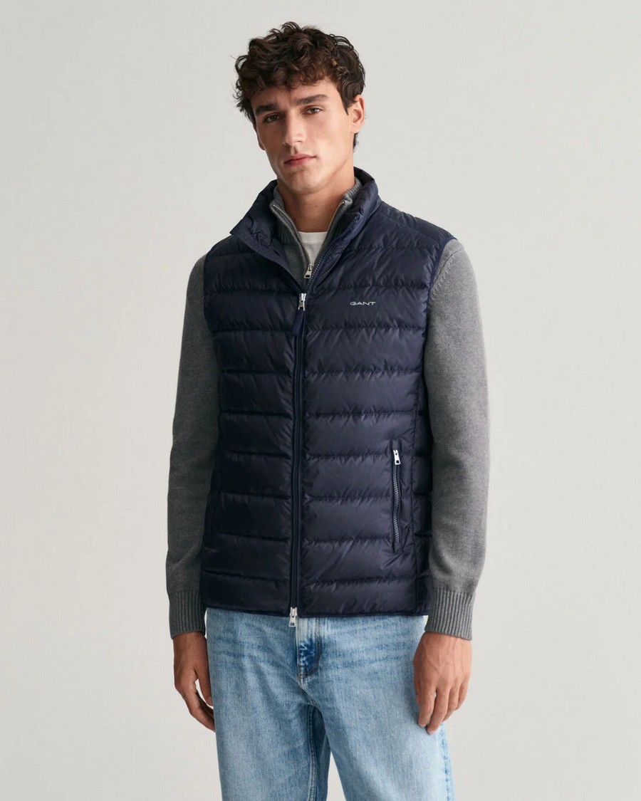 Gant Ανδρικό Πουπουλένιο Bodywarmer Μπλε φωτογραφία