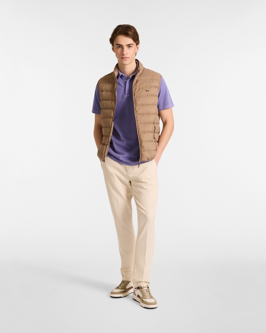 Harmont & Blaine Ανδρικό Bodywarmer Regular Fit Μπεζ φωτογραφία