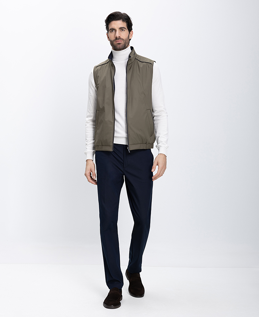 Eton Eton Ανδρικό Γιλέκο Διπλής Όψης Regular Fit